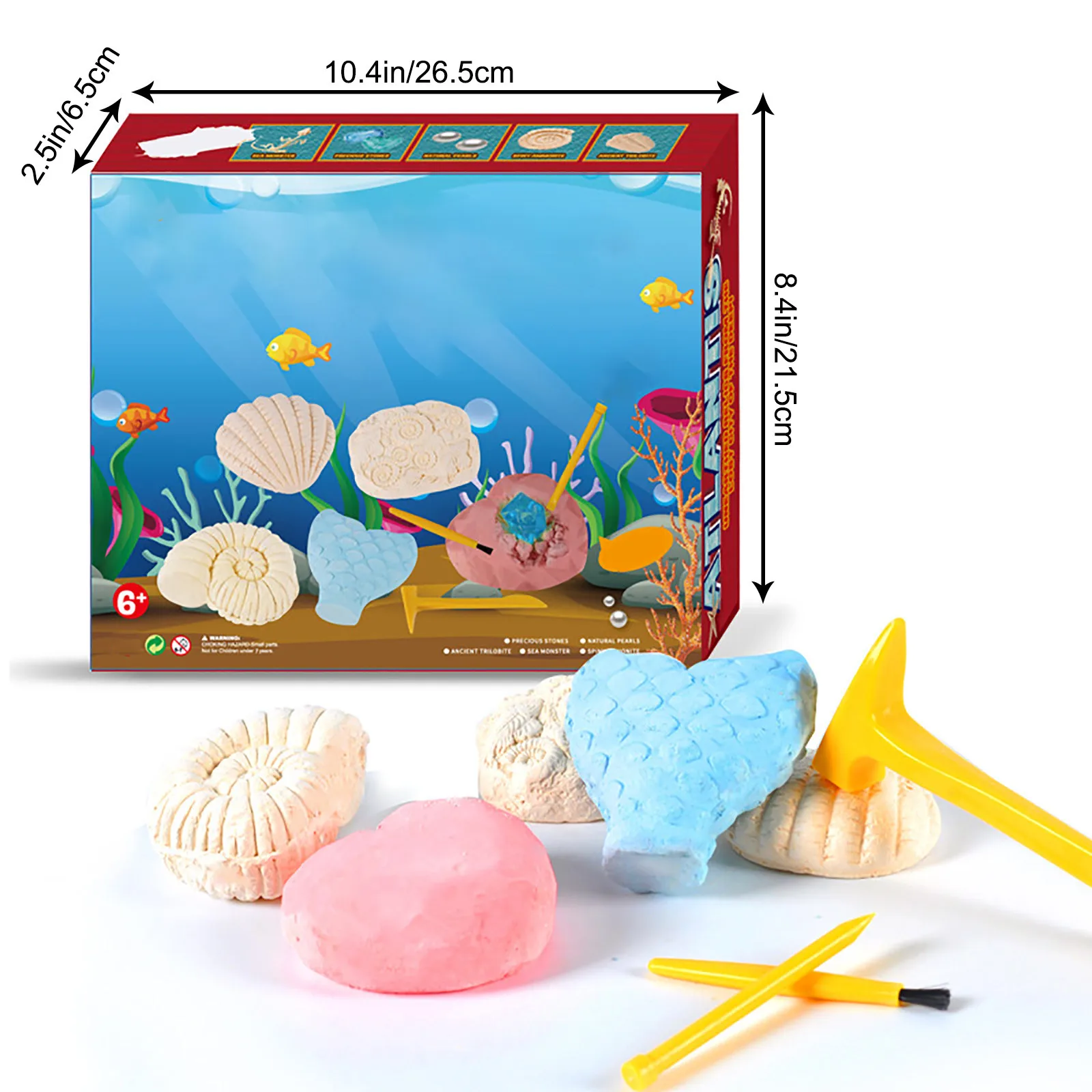 DIY Set Archaeological Excavation Ocean Set Children's Educational Exploration And Mining Toys Craft Toys Mining Games 50
DIY Set Archaeological Excavation Ocean Set Children's Educational Exploration And Mining Toys Craft Toys Mining Games 50