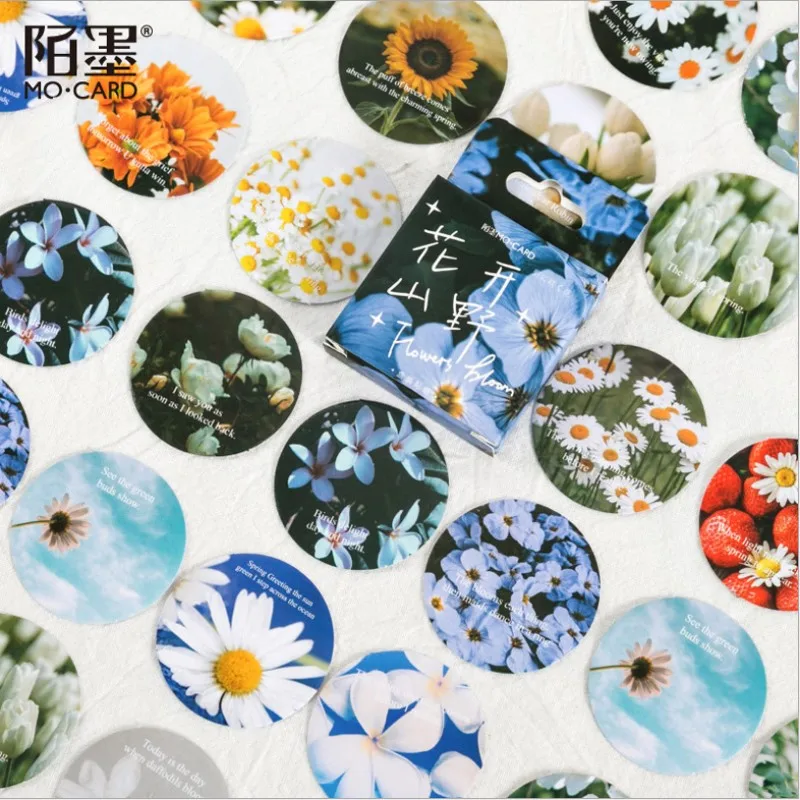 46Pcs/box Momo Boxed Stickers Plant Art Handbook Decoration-Huakaishanye Diary decorative cute stickers
46Pcs/box Momo Boxed Stickers Plant Art Handbook Decoration-Huakaishanye Diary decorative cute stickers
