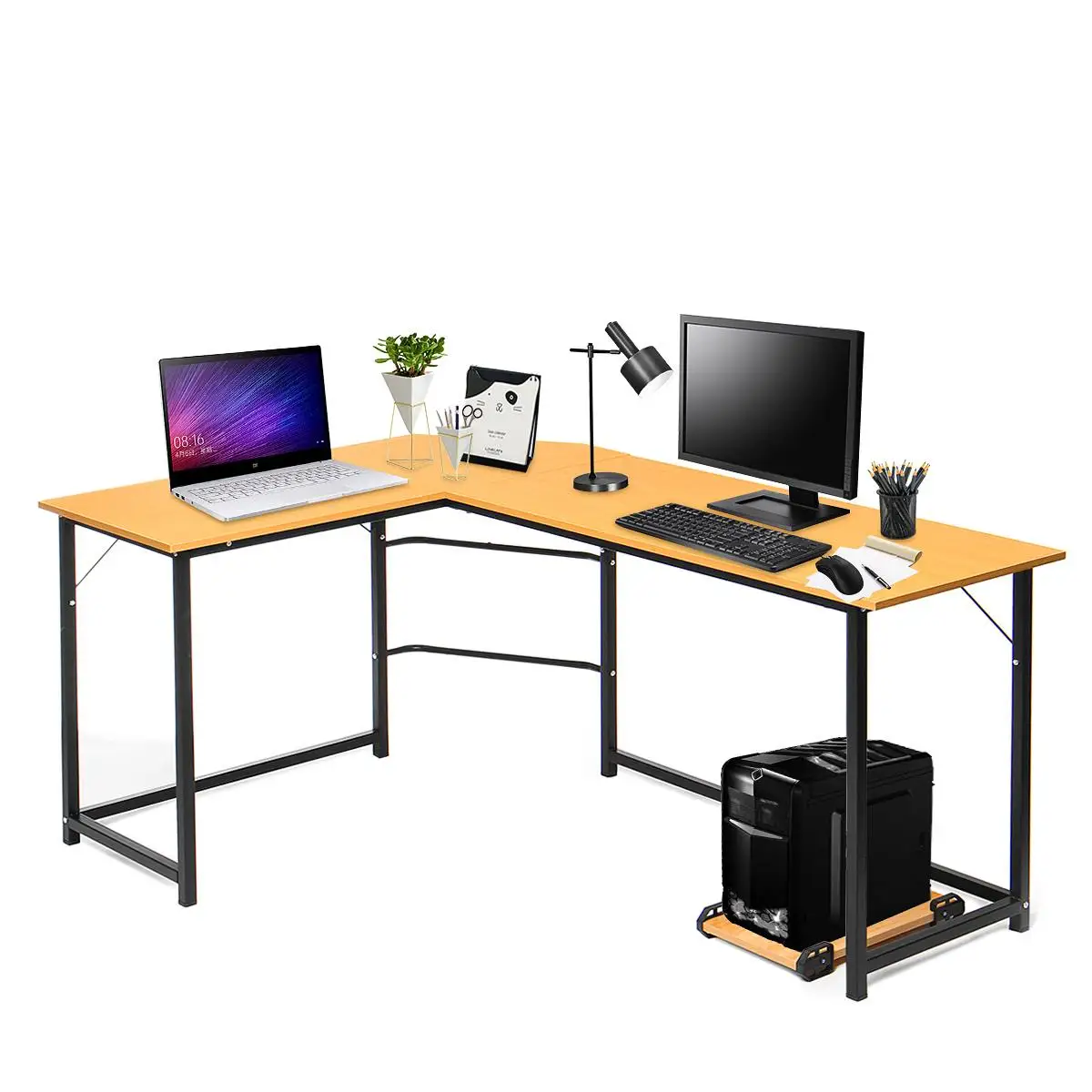 L-Shaped Desktop Computer Table Desk Laptop Stand Writing Desk Working Live Streaming Standing Desk Living Room Furniture
L-Shaped Desktop Computer Table Desk Laptop Stand Writing Desk Working Live Streaming Standing Desk Living Room Furniture