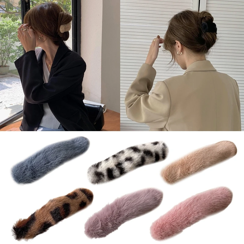 Large Hairpin Lovely Female Elegant Rectangle Shape Plush Clip Headdress Lolita Hair Barrette Large Hair Clip for Women
Large Hairpin Lovely Female Elegant Rectangle Shape Plush Clip Headdress Lolita Hair Barrette Large Hair Clip for Women