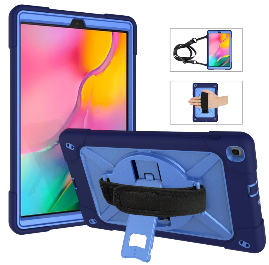 for Samsung Tab A 10.1 SM-T510/T515 2019 Case Cover Heavy Duty Rugged Shockproof Case 360' Rotatable Kickstand & Hand Strap
for Samsung Tab A 10.1 SM-T510/T515 2019 Case Cover Heavy Duty Rugged Shockproof Case 360' Rotatable Kickstand & Hand Strap