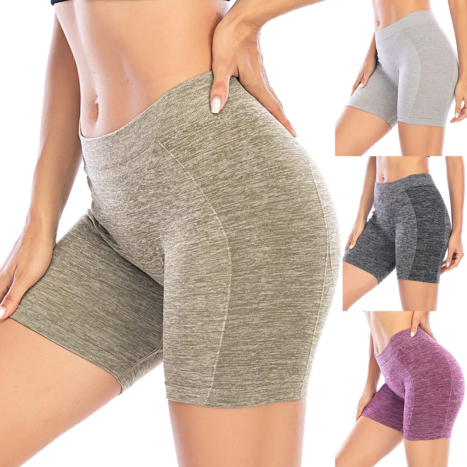 Ladies Solid Seamless Yoga Sport Shorts Women High Waist Skinny Fitness Training Bottom Yoga Tight Shorts A20
Ladies Solid Seamless Yoga Sport Shorts Women High Waist Skinny Fitness Training Bottom Yoga Tight Shorts A20