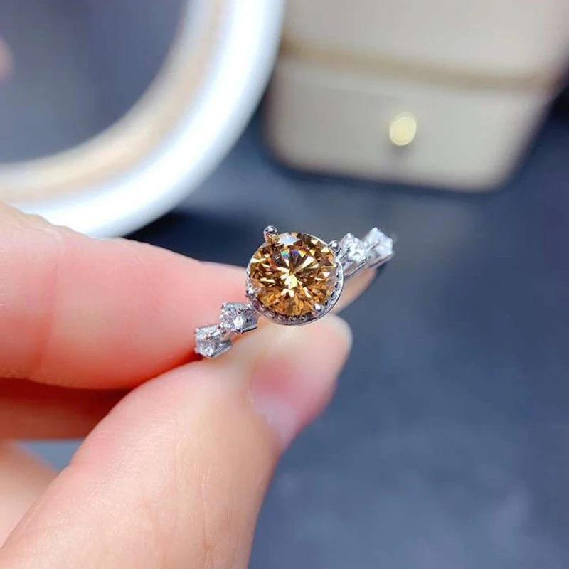 925 Sterling Silver Dainty Snowflake Rings With Yellow Moissanite Luxury Fashion Jewelry For Women Eternity Wedding Engagement
925 Sterling Silver Dainty Snowflake Rings With Yellow Moissanite Luxury Fashion Jewelry For Women Eternity Wedding Engagement