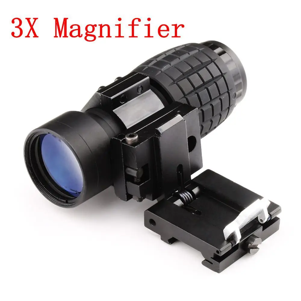 Tactical Holographic Red Dot Sight Hunting Optical Sight Fit 20mm Rail Mount 3X Magnifier Riflescope Red Dot Military Equipment
Tactical Holographic Red Dot Sight Hunting Optical Sight Fit 20mm Rail Mount 3X Magnifier Riflescope Red Dot Military Equipment