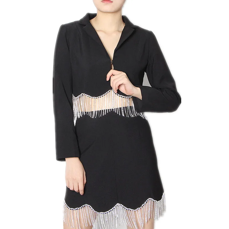 Short Blazer Mini Skirt Two Piece Set Women Rhinestone Tassels High Waist Sexy Suits 2021 Spring New Streetwear
Short Blazer Mini Skirt Two Piece Set Women Rhinestone Tassels High Waist Sexy Suits 2021 Spring New Streetwear
