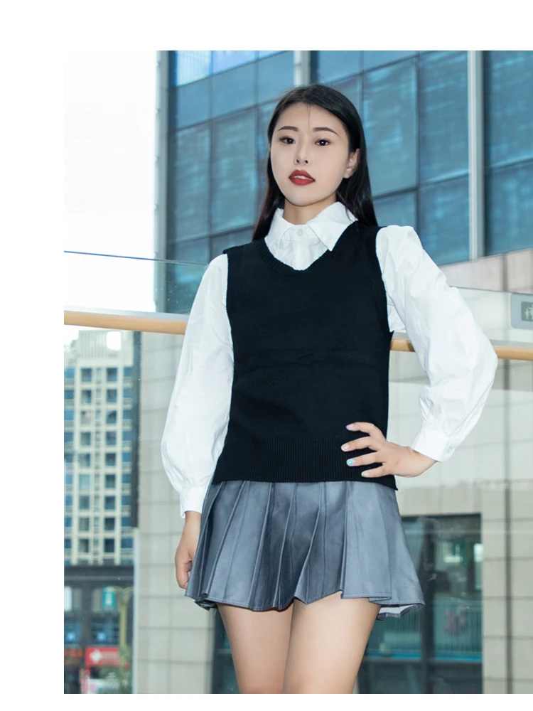 Clothing Sweaters Women's Vest Korean Style Blouse Cropped Sweater Tops Pullover Warm Padded Woman Female Sleeveless Aesthetic
Clothing Sweaters Women's Vest Korean Style Blouse Cropped Sweater Tops Pullover Warm Padded Woman Female Sleeveless Aesthetic