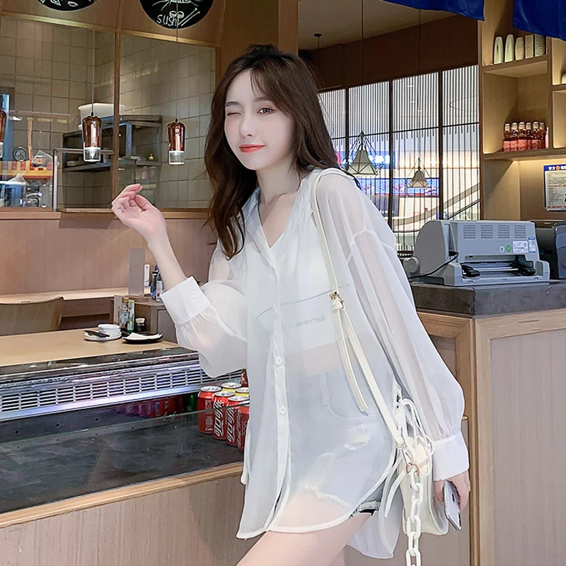 Lightweight Sun Protection Clothes Women's Long Sleeve Super Fairy Summer 2020 New Korean Style Loose Western Style Cardigan
Lightweight Sun Protection Clothes Women's Long Sleeve Super Fairy Summer 2020 New Korean Style Loose Western Style Cardigan