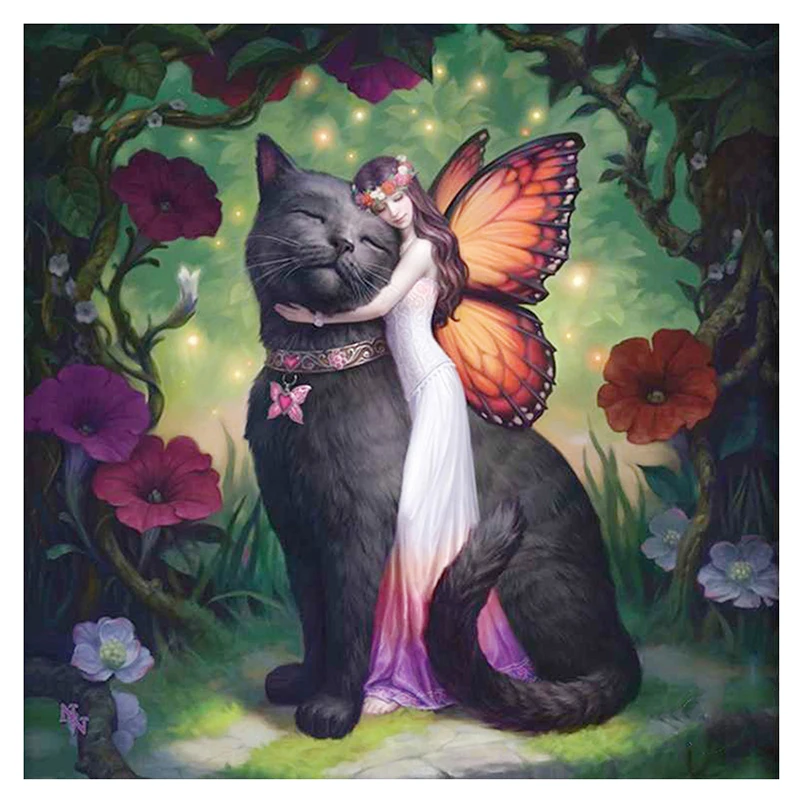 100% Full 5D Diy Daimond Painting "Flower Fairy&Cat" 3D Cross-stitch Round Rhinestone Full Pasted Diamant Painting Embroidery
100% Full 5D Diy Daimond Painting "Flower Fairy&Cat" 3D Cross-stitch Round Rhinestone Full Pasted Diamant Painting Embroidery