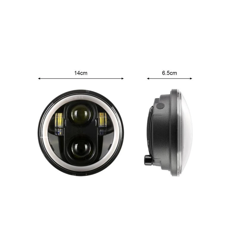5.75'' H4 Motorcycle LED Headlight Halo Ring DRL Ange-eyes Hi/Low Beam For Harley Davidson/Dyna/Sportster/Heritage Springer
5.75'' H4 Motorcycle LED Headlight Halo Ring DRL Ange-eyes Hi/Low Beam For Harley Davidson/Dyna/Sportster/Heritage Springer