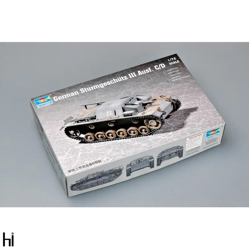 Trumpeter 07257 1/72 Sturmgeschutz III Ausf C/D штурмовой пистолет, пластиковый набор для моделирования
Trumpeter 07257 1/72 Sturmgeschutz III Ausf C/D штурмовой пистолет, пластиковый набор для моделирования