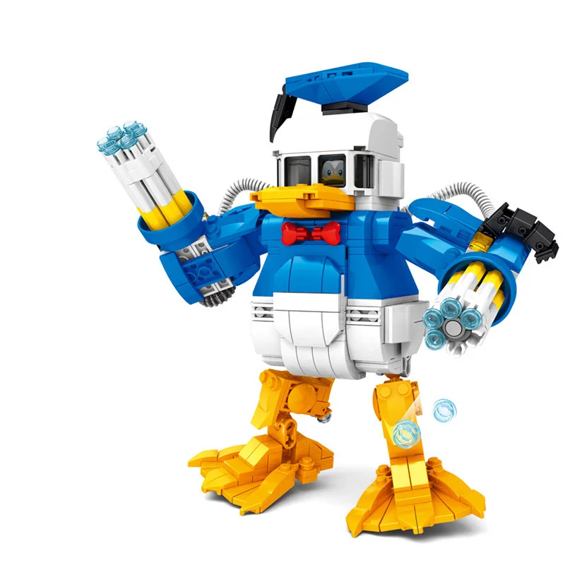 Hot Sale Disney Donald Duck Mech Robot 618Pcs Bricks Toy's Building Blocks Diy Assembled Model Educational Toys Gifts for Kids
Hot Sale Disney Donald Duck Mech Robot 618Pcs Bricks Toy's Building Blocks Diy Assembled Model Educational Toys Gifts for Kids