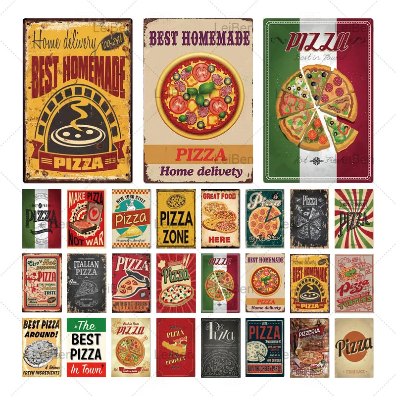 Pizza Metal Tin Sign Vintage Plaque Retro Iron Painting Wall Decor Cafe Pub Club Man Cave Cafe Bistro Restaurant Pizza Zone
Pizza Metal Tin Sign Vintage Plaque Retro Iron Painting Wall Decor Cafe Pub Club Man Cave Cafe Bistro Restaurant Pizza Zone