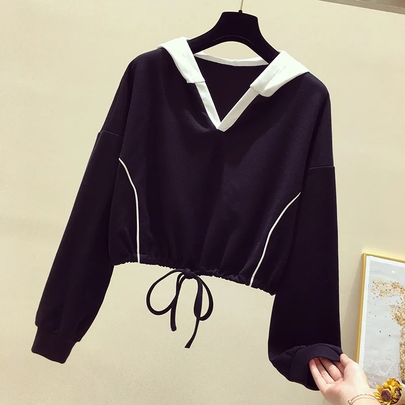 Female Tops Women Sweater Clothes New Fashion 2020 Autumn Lantern Sleeve Half Black
Female Tops Women Sweater Clothes New Fashion 2020 Autumn Lantern Sleeve Half Black