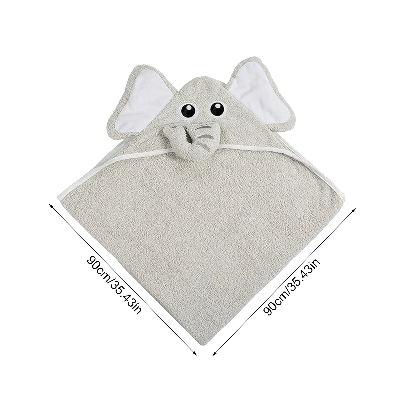 Hooded Baby Towel Anti-falling Soft Absorbent Cotton Bath Towel With Hood For Toddlers D50 
Hooded Baby Towel Anti-falling Soft Absorbent Cotton Bath Towel With Hood For Toddlers D50