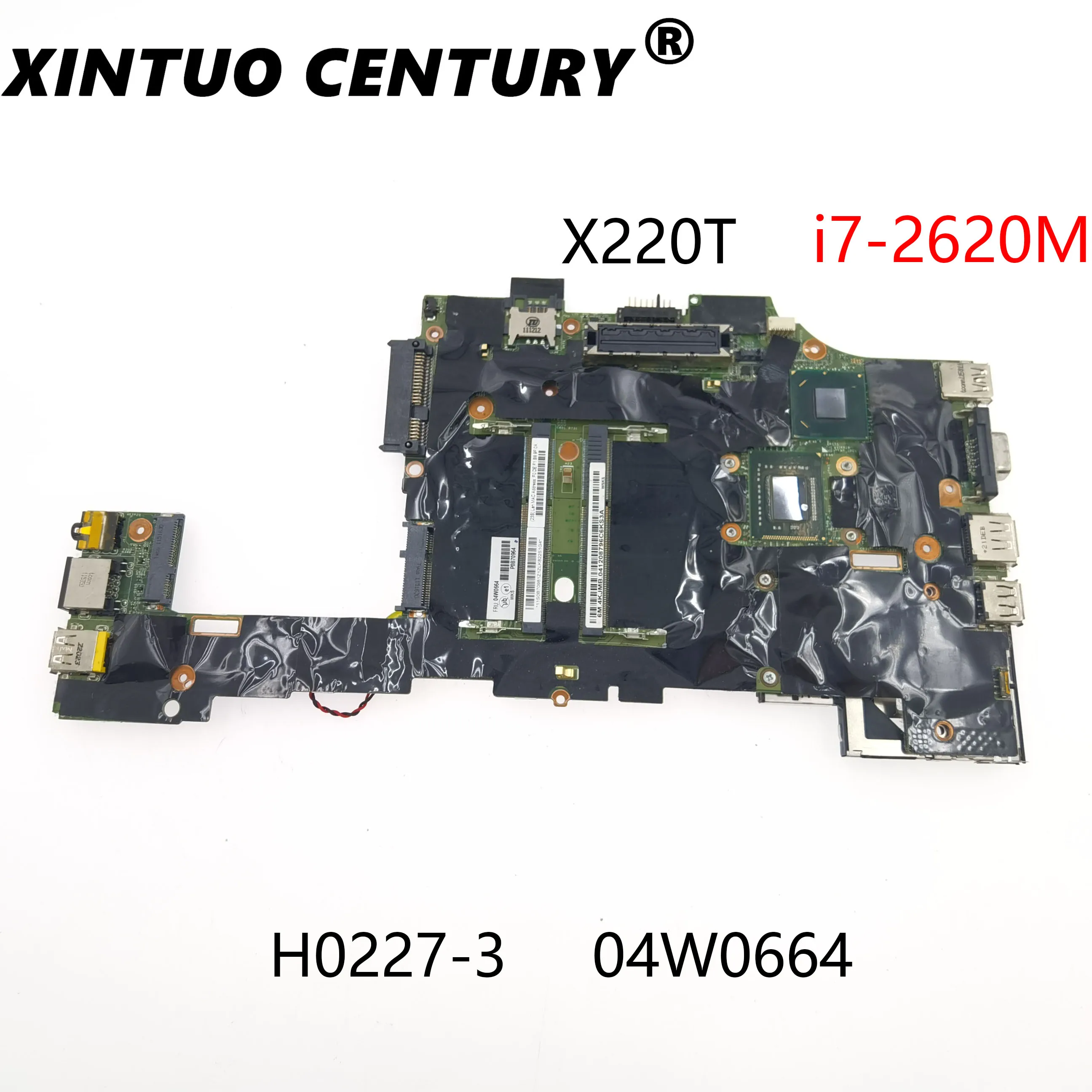 04W0664 X220T Laptop motherboard Para LENOVO Thinkpad Tablet SR04A I7-2620M H0227-3 Mainboard 100% tested
04W0664 X220T Laptop motherboard Para LENOVO Thinkpad Tablet SR04A I7-2620M H0227-3 Mainboard 100% tested