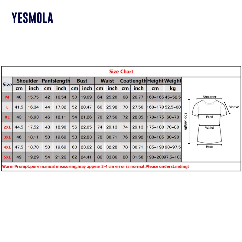 YESMOLA 2021 Sports Suit Men's Summer Leisure Sets T-shirt+pants Two Pieces Casual Tracksuit Male Sportswear Breathable Clothing
YESMOLA 2021 Sports Suit Men's Summer Leisure Sets T-shirt+pants Two Pieces Casual Tracksuit Male Sportswear Breathable Clothing