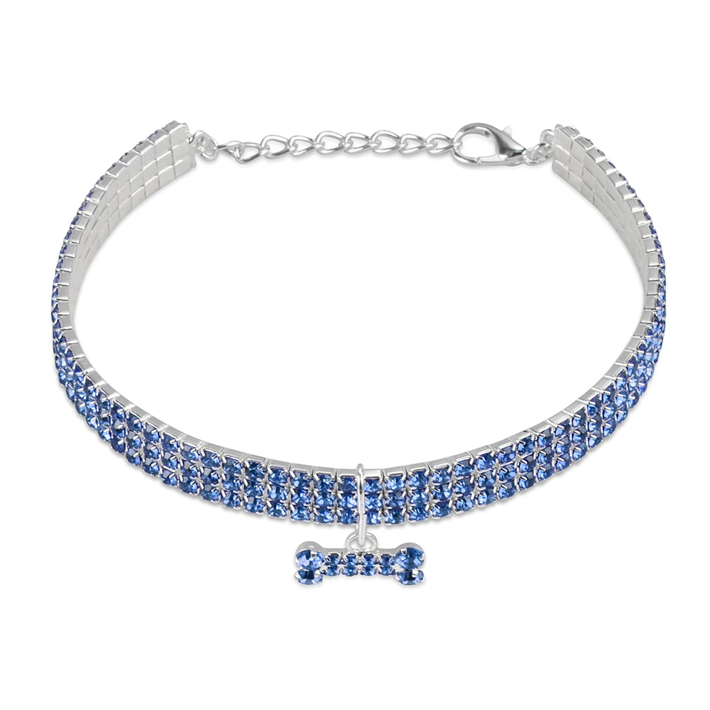 Ожерелье Стразы для домашних животных, регулируемое ожерелье для чихуахуа, щенков малого и среднего размера 
Ожерелье Стразы для домашних животных, регулируемое ожерелье для чихуахуа, щенков малого и среднего размера