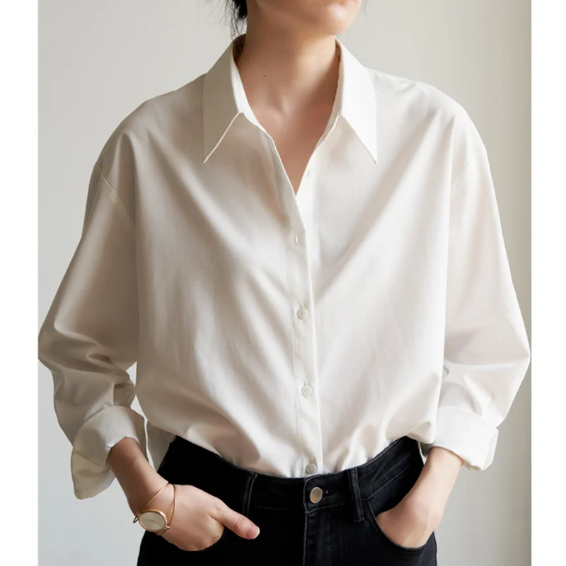 2022Autumn and Winter Fashion Office Lady White Blouse Long-sleeve Shirt Professional Tops Female Temperament All-match 18011
2022Autumn and Winter Fashion Office Lady White Blouse Long-sleeve Shirt Professional Tops Female Temperament All-match 18011