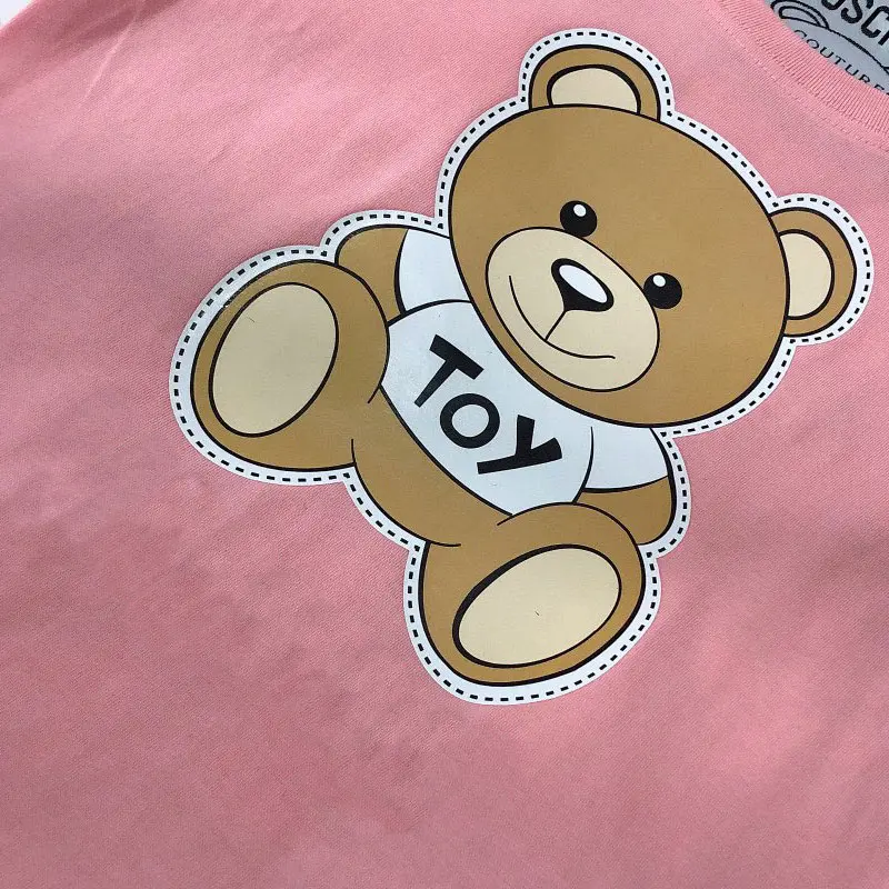 Kids Fashion Tshirt Tops Tees Cotton Short Sleeve Cartoon Bears Style Baby Boys and Girls Clothes T-shirt for Children 24M-10T
Kids Fashion Tshirt Tops Tees Cotton Short Sleeve Cartoon Bears Style Baby Boys and Girls Clothes T-shirt for Children 24M-10T