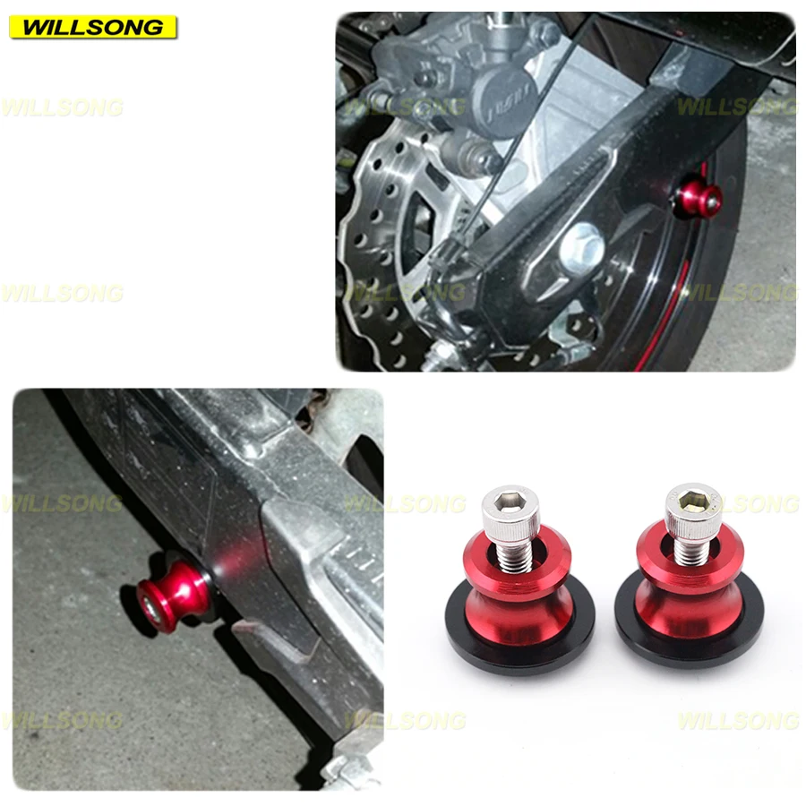 Swingarm Spools Crash Slider Chain Adjuster Stand Screw For KAWASAKI Z 250/300/750/750R/750S/1000 ER6N ER6F Motorcycle 10mm
Swingarm Spools Crash Slider Chain Adjuster Stand Screw For KAWASAKI Z 250/300/750/750R/750S/1000 ER6N ER6F Motorcycle 10mm