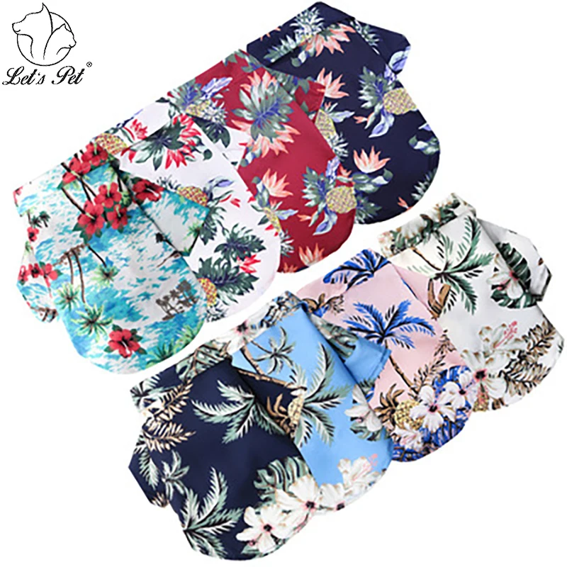 Dog Clothes Summer Pet Dog Coat Jackets Puppy Costume Floral Beach Shirt Cats Puppy Printed Spring Clothing Clothes For Dogs Cat
Dog Clothes Summer Pet Dog Coat Jackets Puppy Costume Floral Beach Shirt Cats Puppy Printed Spring Clothing Clothes For Dogs Cat