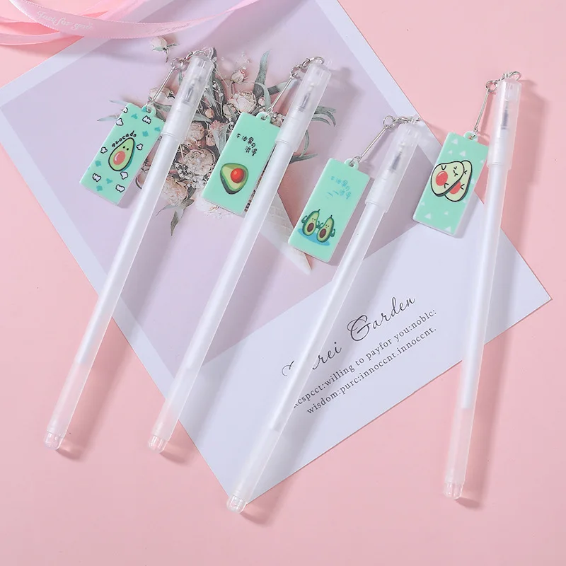 50PCS Cartoon Avocado Pendant Gel Pen Students Black Signing Pen Writing Tool Pendant 0.5mm Stationery Kawaii School Supplies
50PCS Cartoon Avocado Pendant Gel Pen Students Black Signing Pen Writing Tool Pendant 0.5mm Stationery Kawaii School Supplies