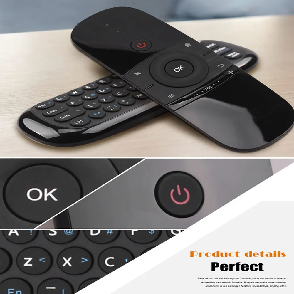 W1 PRO Fly Air Mouse Wireless Keyboard Mouse Portable 2.4G Rechargeble Mini Remote Control For Laptop Smart Android TV Box PC
W1 PRO Fly Air Mouse Wireless Keyboard Mouse Portable 2.4G Rechargeble Mini Remote Control For Laptop Smart Android TV Box PC