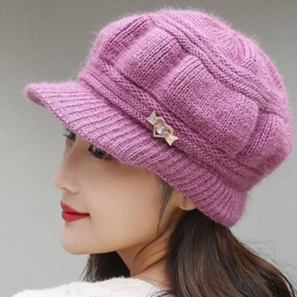 Female Stylish Pure Color Dome Hat Lady Hat Plush Lining Fashion Accessories
Female Stylish Pure Color Dome Hat Lady Hat Plush Lining Fashion Accessories