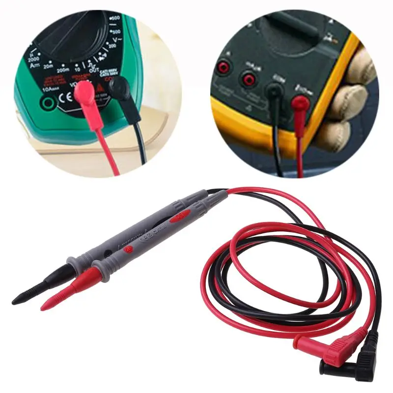 AIMOMETER 1 Pair Universal Digital Multimeter Multi Meter Test Lead Probe Wire Pen Cable
AIMOMETER 1 Pair Universal Digital Multimeter Multi Meter Test Lead Probe Wire Pen Cable