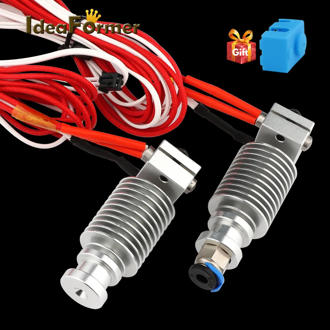 New Upgrade Bowden/Wade Extruder E3D V5 J-head Hot End 12V/24V Long or Short-distance For 1.75mm Filament 3D Printer Kit Parts.
New Upgrade Bowden/Wade Extruder E3D V5 J-head Hot End 12V/24V Long or Short-distance For 1.75mm Filament 3D Printer Kit Parts.