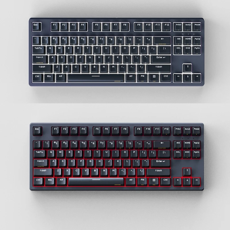 Mechanical Keyboard Wired 87 Keys Gaming Keyboard Brown/Red Switch Backlit Keyboard Programmable for PC Gamer Computer
Mechanical Keyboard Wired 87 Keys Gaming Keyboard Brown/Red Switch Backlit Keyboard Programmable for PC Gamer Computer