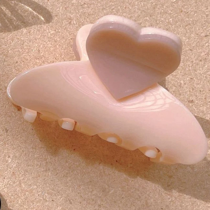Fashion Cute Hair Claw Love Medium Hair Claw Texture Acrylic Hairpin Korean Women Bath Plastic Wig Hair Claw
Fashion Cute Hair Claw Love Medium Hair Claw Texture Acrylic Hairpin Korean Women Bath Plastic Wig Hair Claw