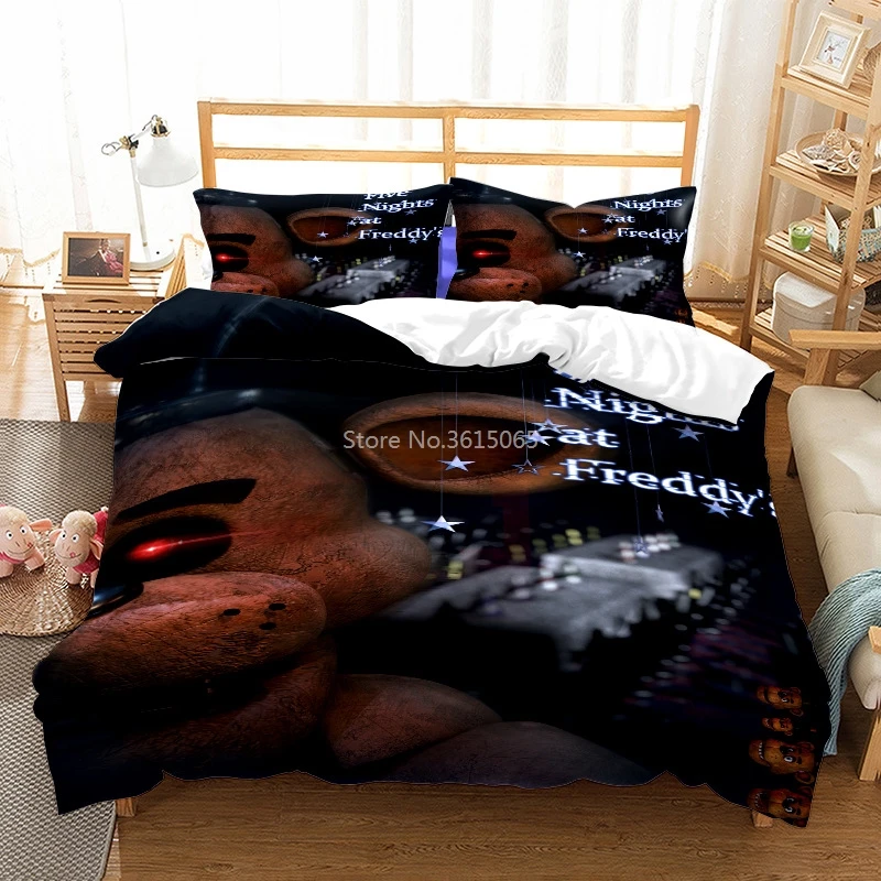 Children Five Nights At Freddy's 3d Bedding Set Adult Kids Duvet Cover Set with Pillowcase Digital Printing Bedroom Decor Gifts
Children Five Nights At Freddy's 3d Bedding Set Adult Kids Duvet Cover Set with Pillowcase Digital Printing Bedroom Decor Gifts