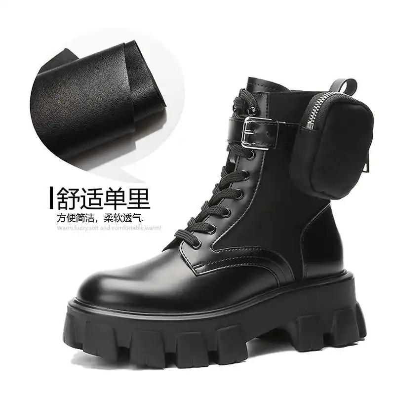Net red same muffin thick bottom Martin boots fashion women's summer thin pocket bag short boots British Wind locomotive boots
Net red same muffin thick bottom Martin boots fashion women's summer thin pocket bag short boots British Wind locomotive boots