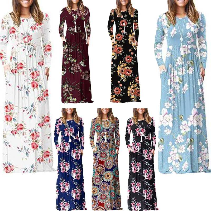 2021 Autumn Vintage Floral Dress Maxi Casual Dress with Long Sleeve Pocket Boho Robe for Pregnant Women Plus Size Ruched Dress
2021 Autumn Vintage Floral Dress Maxi Casual Dress with Long Sleeve Pocket Boho Robe for Pregnant Women Plus Size Ruched Dress