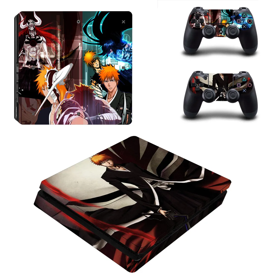 

BLEACH PS4 Slim Skin Sticker For Sony PlayStation 4 Console and Controllers PS4 Slim Skins Sticker Decal Vinyl
