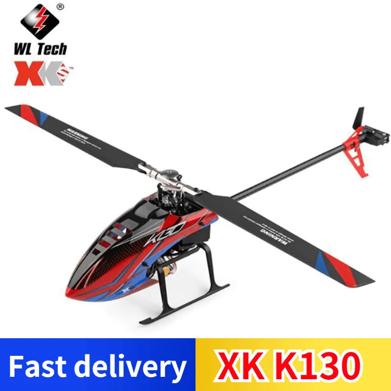 WLtoys XK K130 RC вертолет 2,4G 6CH бесщеточный 3D6G Системы Flybarless с управлением от первого лица без контроллера Совместимость с FUTABA S-FHSS игрушки подарки
WLtoys XK K130 RC вертолет 2,4G 6CH бесщеточный 3D6G Системы Flybarless с управлением от первого лица без контроллера Совместимость с FUTABA S-FHSS игрушки подарки