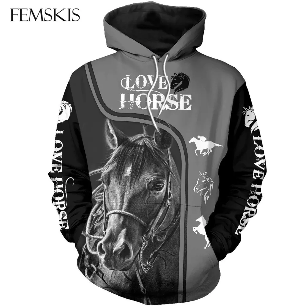 FEMSKIS Love Horse Forest Hoodies Printed 3D Men Women Sweatshirts Animal Pullover Casual Tracksuits Fashion Hooded Pockets
FEMSKIS Love Horse Forest Hoodies Printed 3D Men Women Sweatshirts Animal Pullover Casual Tracksuits Fashion Hooded Pockets