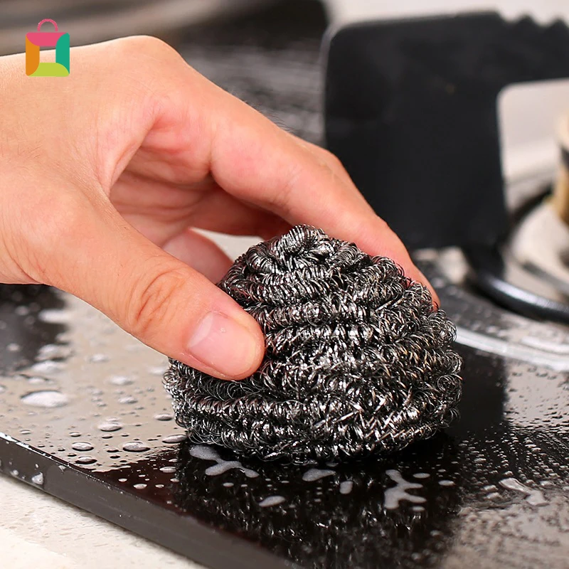 6Pcs Stainless Steel Cleaning Ball Brush Pot Washing Dishes Remove Stains Steel Wire Ball Kitchen Accessories Cleaning Tools
6Pcs Stainless Steel Cleaning Ball Brush Pot Washing Dishes Remove Stains Steel Wire Ball Kitchen Accessories Cleaning Tools