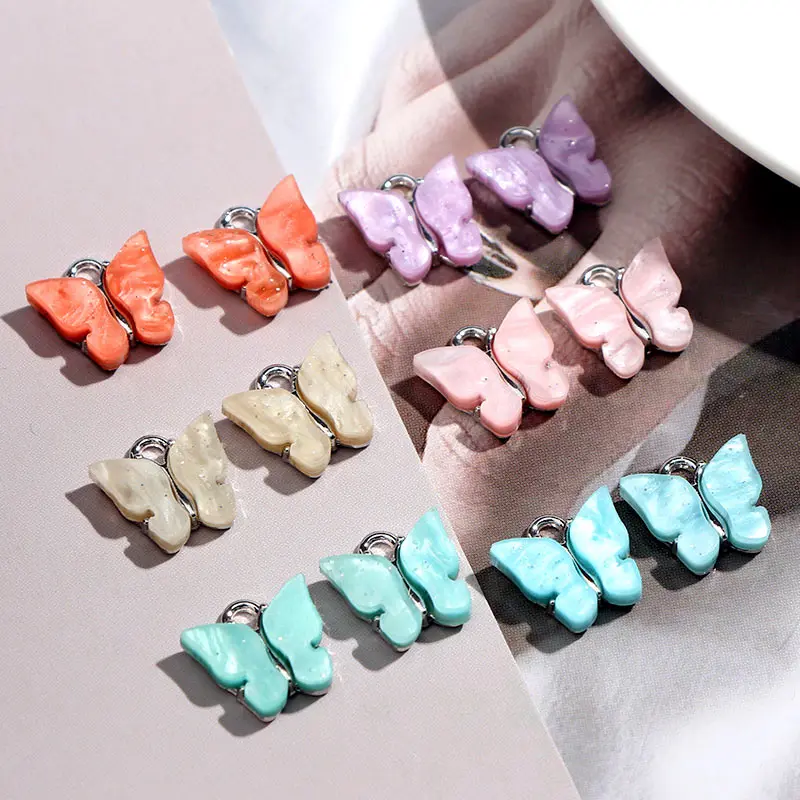 JUST FEEL 50Pcs/set 6Colors Shining Butterfly DIY Jewelry Accessories Acrylic Metal for Making Earring Necklace Pendant Material
JUST FEEL 50Pcs/set 6Colors Shining Butterfly DIY Jewelry Accessories Acrylic Metal for Making Earring Necklace Pendant Material