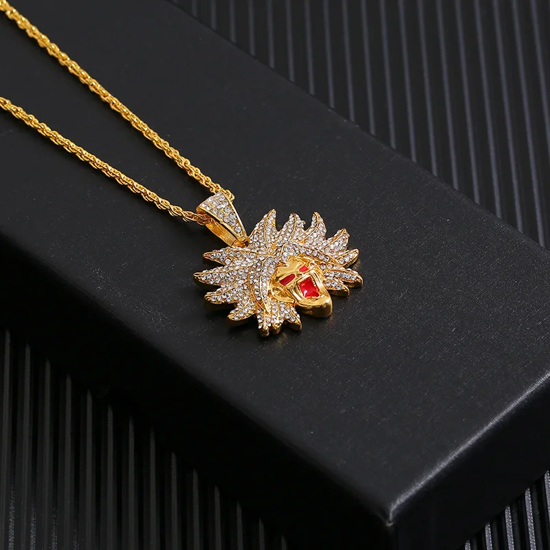 Hip Hop Fashion Dragon Ball Broly Head Stainless Steel Pendant Inlaid Colorful Zircon Necklace Party Jewelry Anniversary Gift
Hip Hop Fashion Dragon Ball Broly Head Stainless Steel Pendant Inlaid Colorful Zircon Necklace Party Jewelry Anniversary Gift