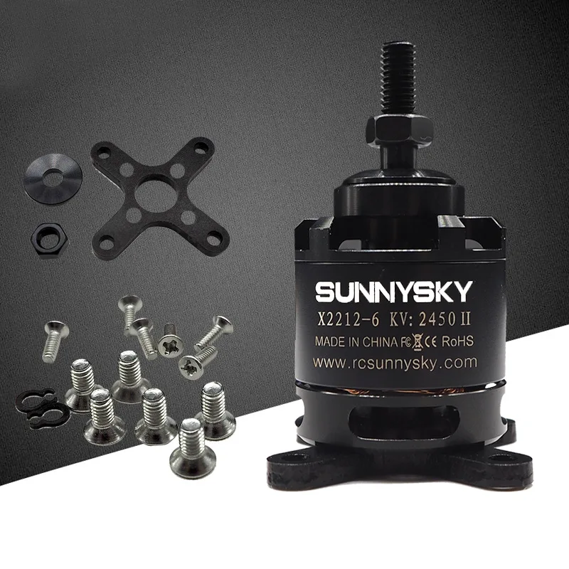 Sunnysky X2212 2450KV II бесщеточный двигатель подходит для самолета 1m-1 4 m как Su27 и 450 мм-550 мм