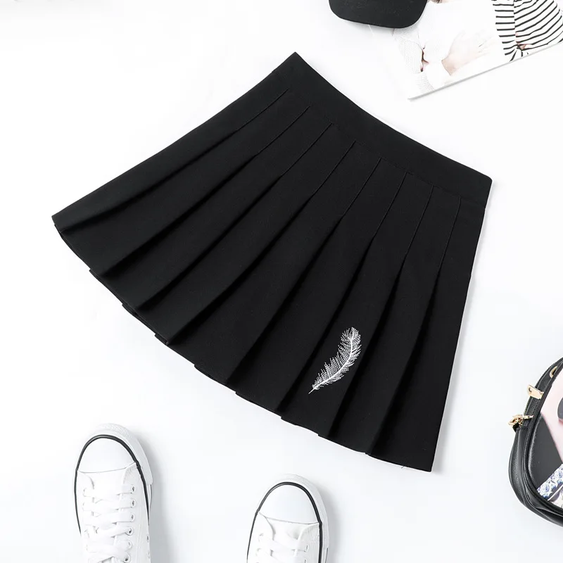 2020 New Women's Skirt Feather Embroidered High Waist Pleated Skirt Elastic Waist Skirt a-Line Medieval Skirt Retro Skirt
2020 New Women's Skirt Feather Embroidered High Waist Pleated Skirt Elastic Waist Skirt a-Line Medieval Skirt Retro Skirt