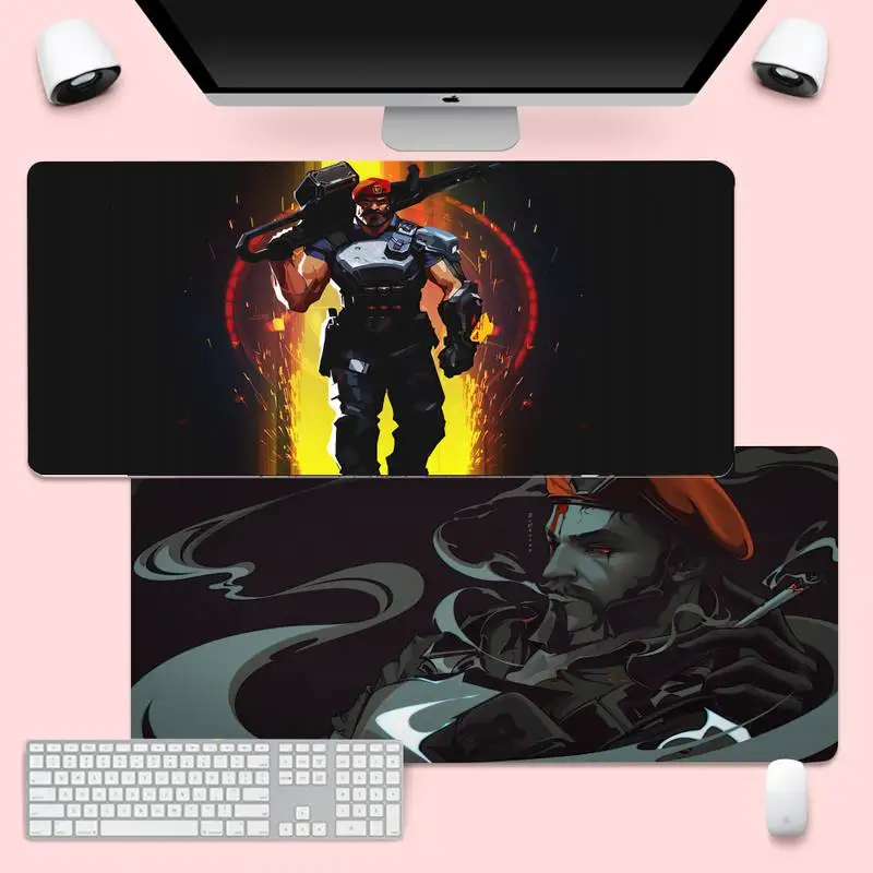 Valorant Brimstone MousePads Computer Laptop Anime Mouse Mat Gaming Mousemat XL Large Keyboard PC Desk Mat Anti-Slip Comfort Pad
Valorant Brimstone MousePads Computer Laptop Anime Mouse Mat Gaming Mousemat XL Large Keyboard PC Desk Mat Anti-Slip Comfort Pad