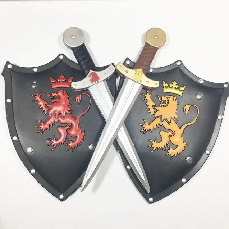 Lion Shield Suit Toy Gift Weapon Boy Sword Shield Combination Model Safe Environmental Protection Pu Rubber Soft Knight Weapon
Lion Shield Suit Toy Gift Weapon Boy Sword Shield Combination Model Safe Environmental Protection Pu Rubber Soft Knight Weapon