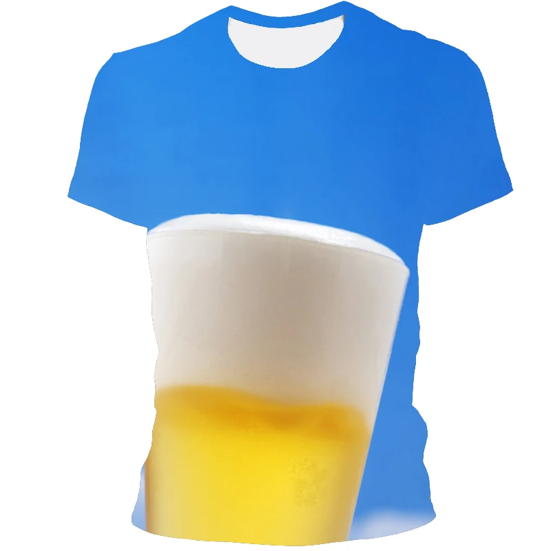 Hip-Hop Men's 3D Printing T-Shirt Spring And Summer Casual Beer Pattern Short-Sleeved T-Shirt Summer Unisex Size T-Shirt XXL-6XL
Hip-Hop Men's 3D Printing T-Shirt Spring And Summer Casual Beer Pattern Short-Sleeved T-Shirt Summer Unisex Size T-Shirt XXL-6XL