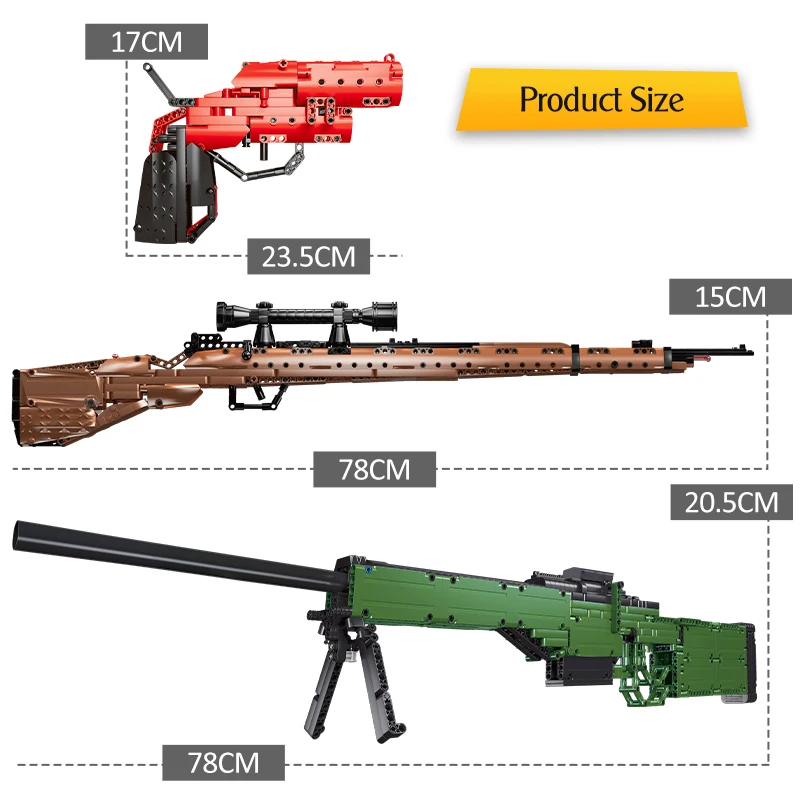 SWAT WW2 Weapon Building Blocks Military Gun 98K Submachine Pistol Models City Police Bricks Toys for Children Gifts 
SWAT WW2 Weapon Building Blocks Military Gun 98K Submachine Pistol Models City Police Bricks Toys for Children Gifts