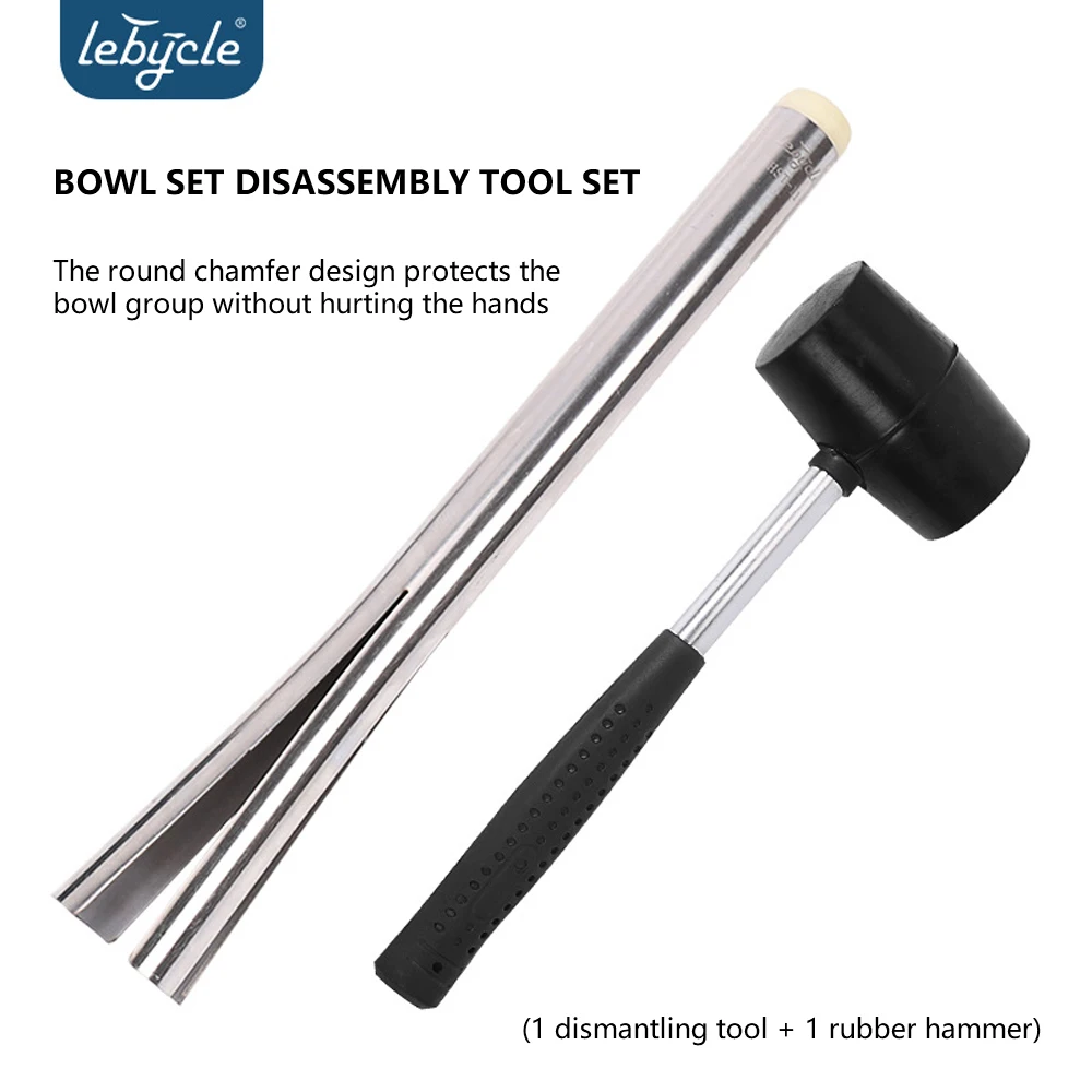 LEBYCLE Bicycle Headset Press-in Tool Shaft Bowl Removal Tool MTB Road Bike Stainless Steel Bearing Installation Repair Kit
LEBYCLE Bicycle Headset Press-in Tool Shaft Bowl Removal Tool MTB Road Bike Stainless Steel Bearing Installation Repair Kit