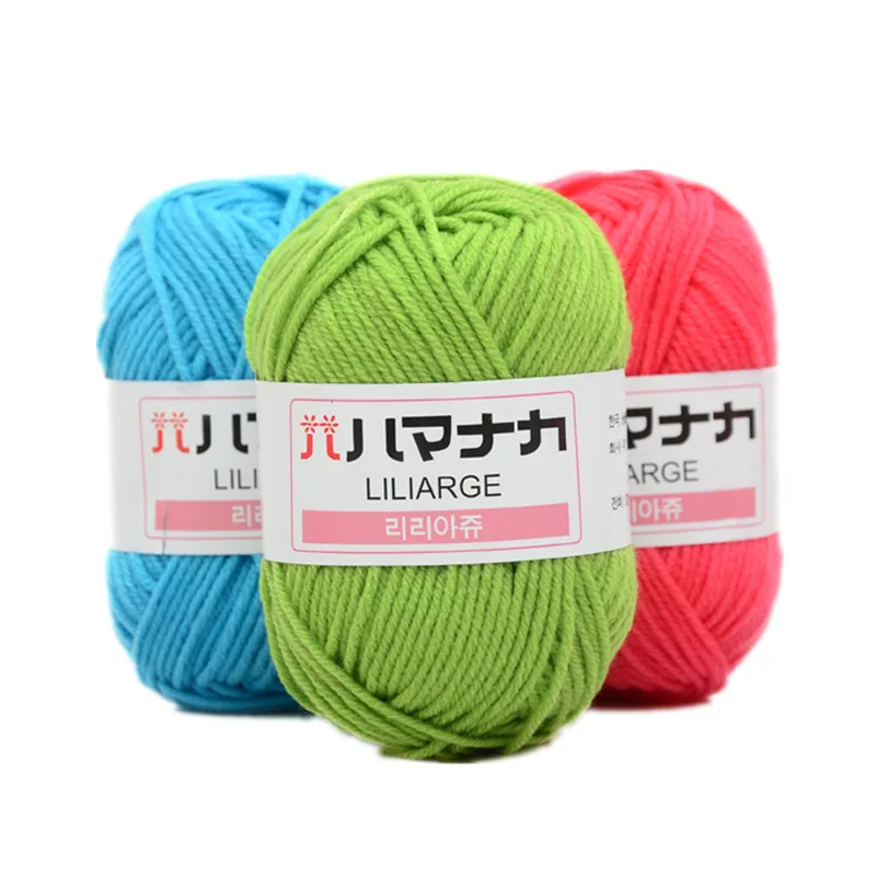25g/ball 4-ply milk cotton skin friendly combed cotton hand knitted DIY baby line vest hat scarf coat medium coarse wool
25g/ball 4-ply milk cotton skin friendly combed cotton hand knitted DIY baby line vest hat scarf coat medium coarse wool