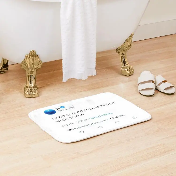 I Lowkey Dont F With That B Stormi White Bath Mat Shower Room Toilet Cartoon.Doormat Living Room Kitchen Floor Pad Modern
I Lowkey Dont F With That B Stormi White Bath Mat Shower Room Toilet Cartoon.Doormat Living Room Kitchen Floor Pad Modern